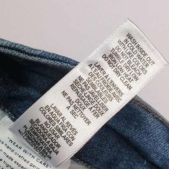 Good American Jeans Womens 18 Blue Good Legs ankle Glc1380t - Picture 7 of 10